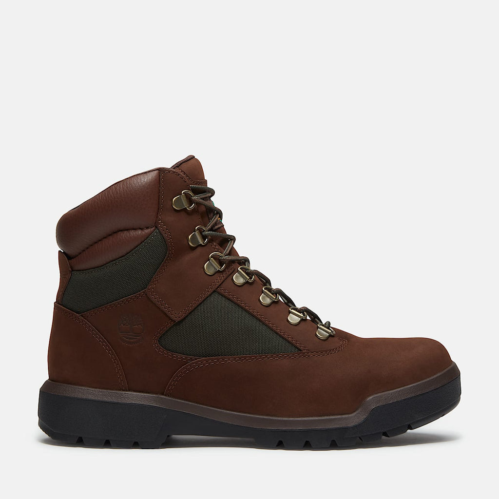 TIMBERLAND WATERPROOF MID FIELD BOOT (DARK BROWN NUBUCK) TB0A18AHD47