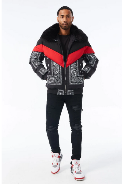 Jordan Craig Represent Bomber Jacket (Black) 91546P