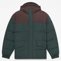 TIMBERLAND WATER REPELLENT PUFFER JACKET (DARK GREEN/BROWN) TBC0YH71AKI