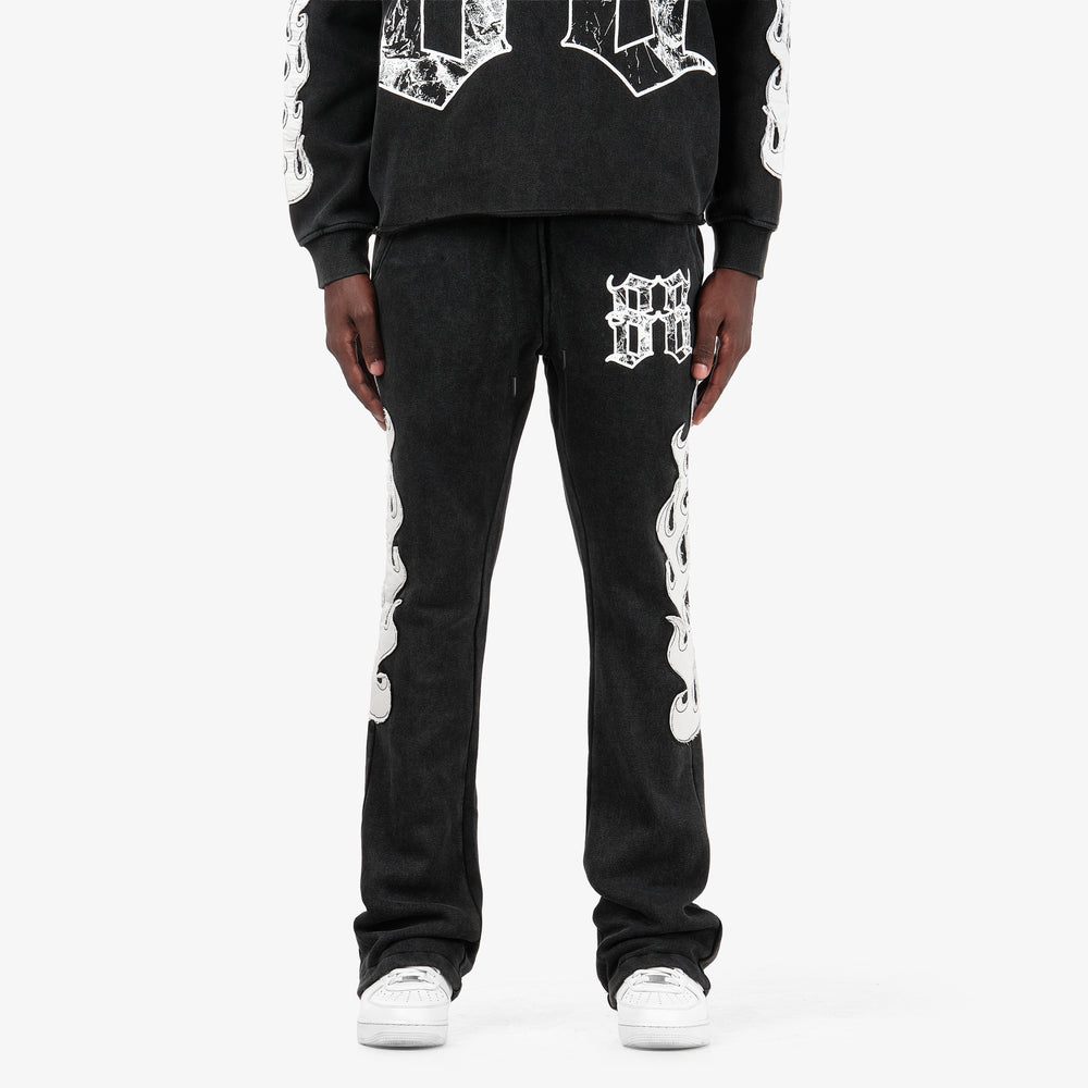 COPPER RIVET BLACK SAINTS FLAME PANTS (BLACK) 631517