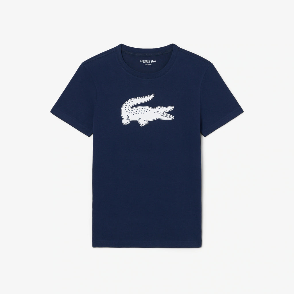 LACOSTE / ULTRA DRY XXXL LOGO SPORT T-SHIRT ( NAVY)