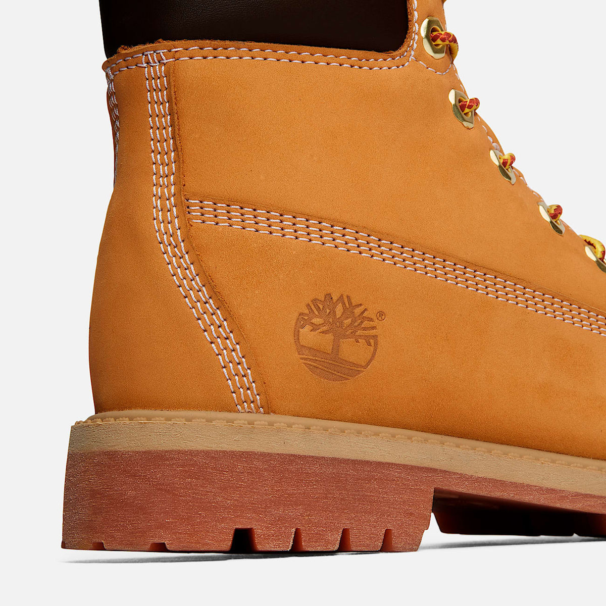 Junior Timberland® Premium 6-Inch Waterproof Boot (Wheat Nubuck)