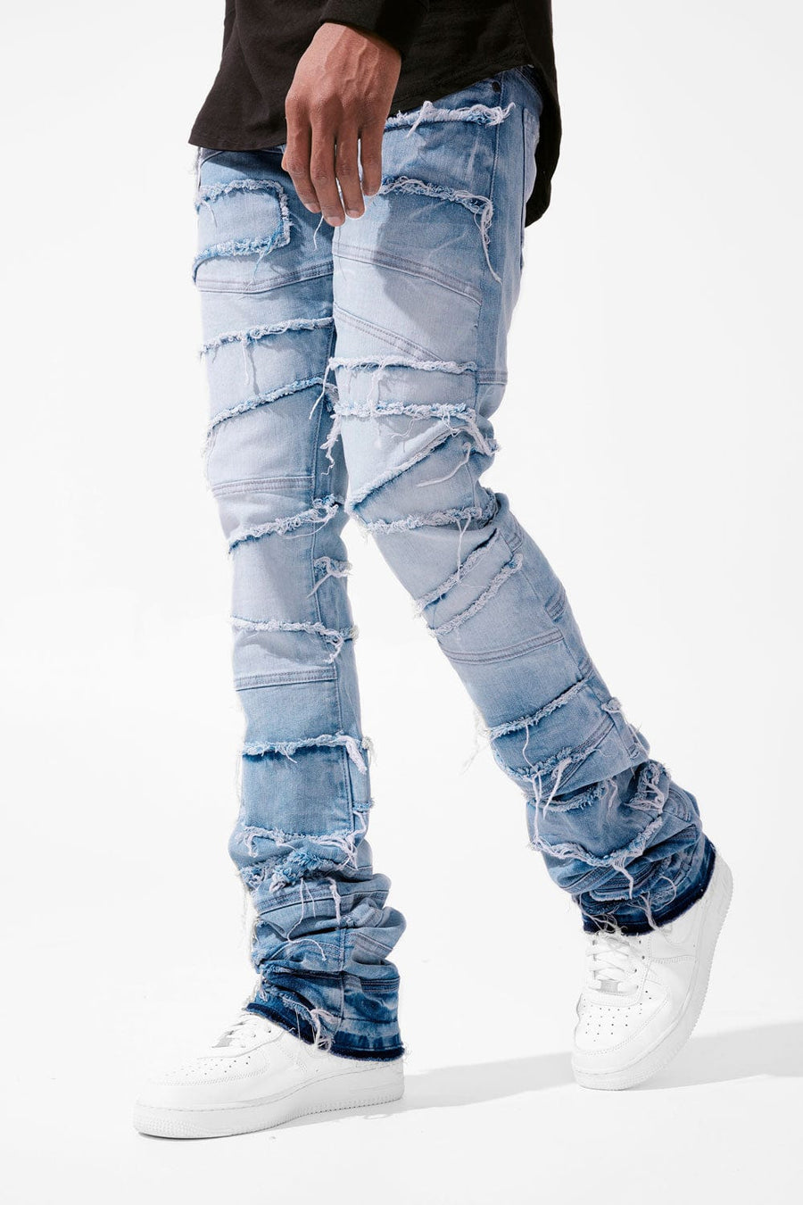 JORDAN CRAIG MARTIN STACKED - PSYCHOSIS DENIM (ICE BLUE) JTF1150