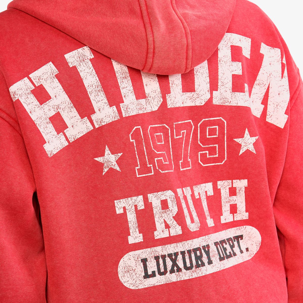 COPPER RIVET HOODIE (RED) 631019R-D