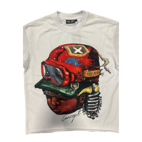 CONCEPT / CAPTAIN LS TEE (WHITE)