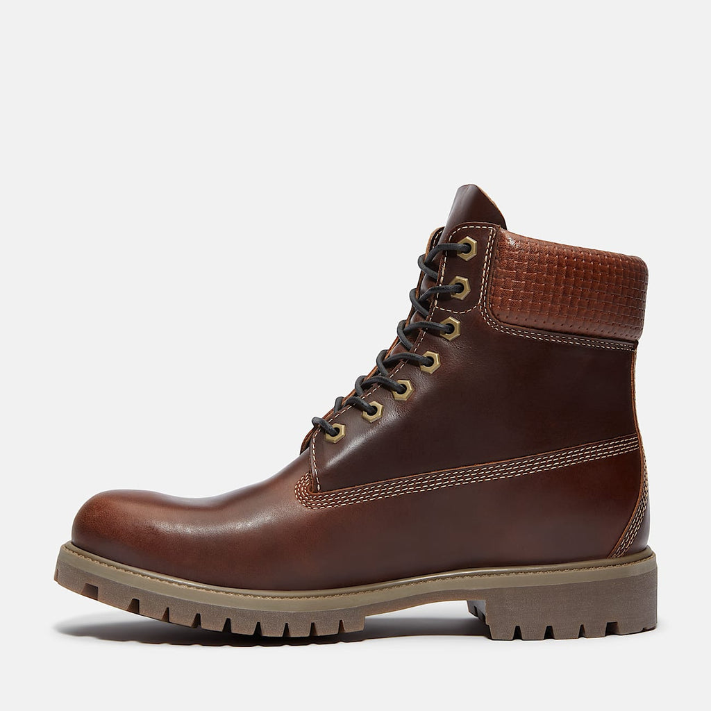 TIMBERLAND PREMIUM 6 INCH WATERPROOF BOOT (BROWN FULL GRAIN) TB0A2P6WEIU