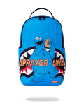 SPRAYGROUND SESAME STREET COOKIE MONSTER TAKE A BITE BACKPACK B9122