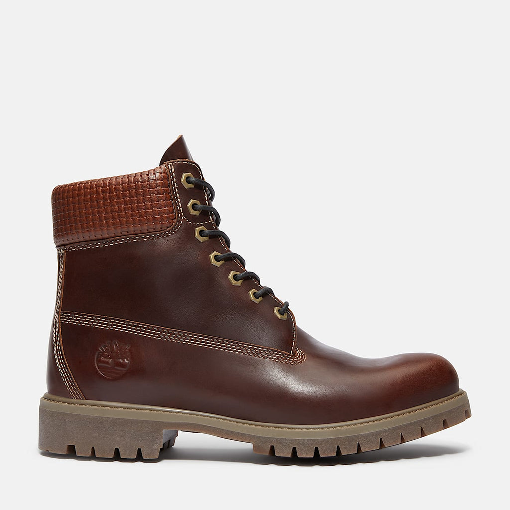 TIMBERLAND PREMIUM 6 INCH WATERPROOF BOOT (BROWN FULL GRAIN) TB0A2P6WEIU