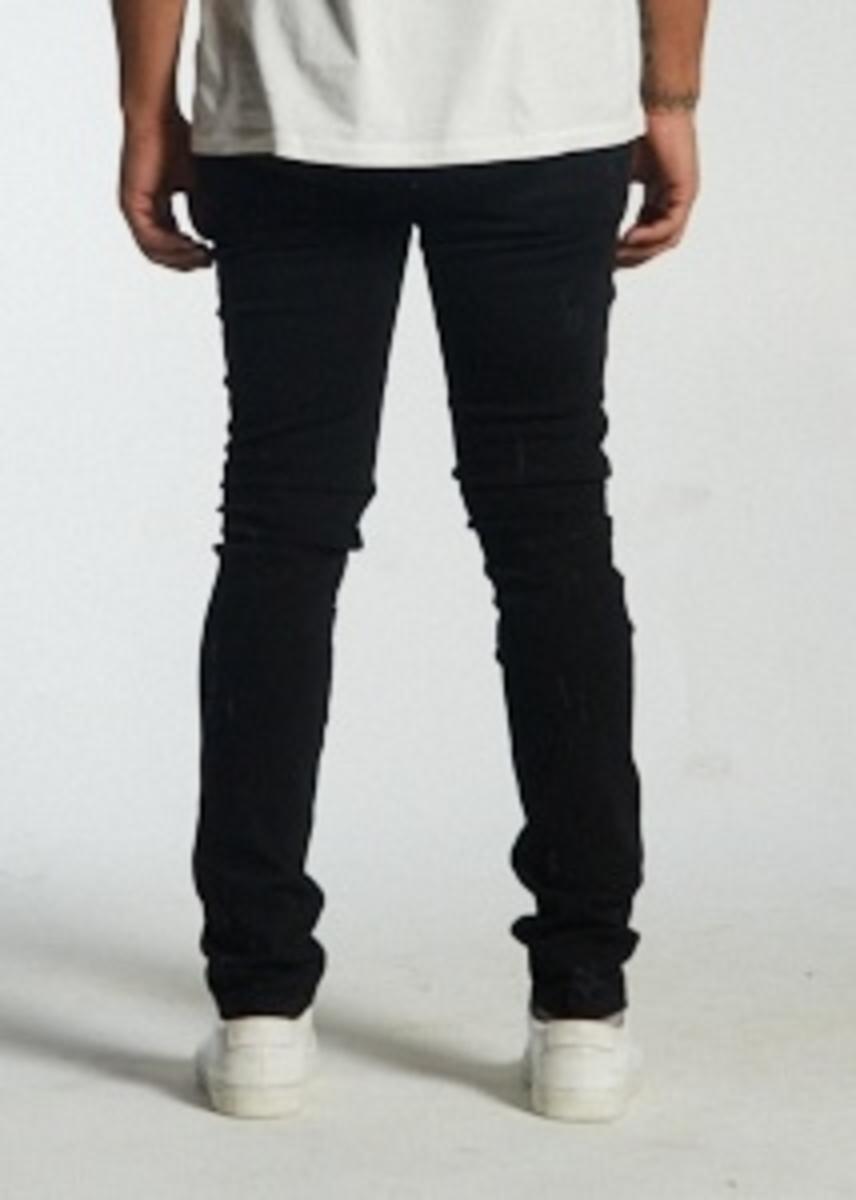 EMBELLISH SUMMIT PATCHWORK DENIM (BLACK PATCH) EMBSUM20-119