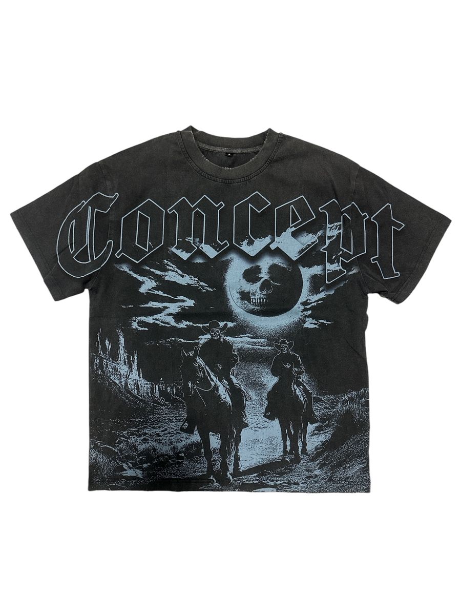 CONCEPT FEAR NO EVIL TEE (BLACK WASH) CTEE_019
