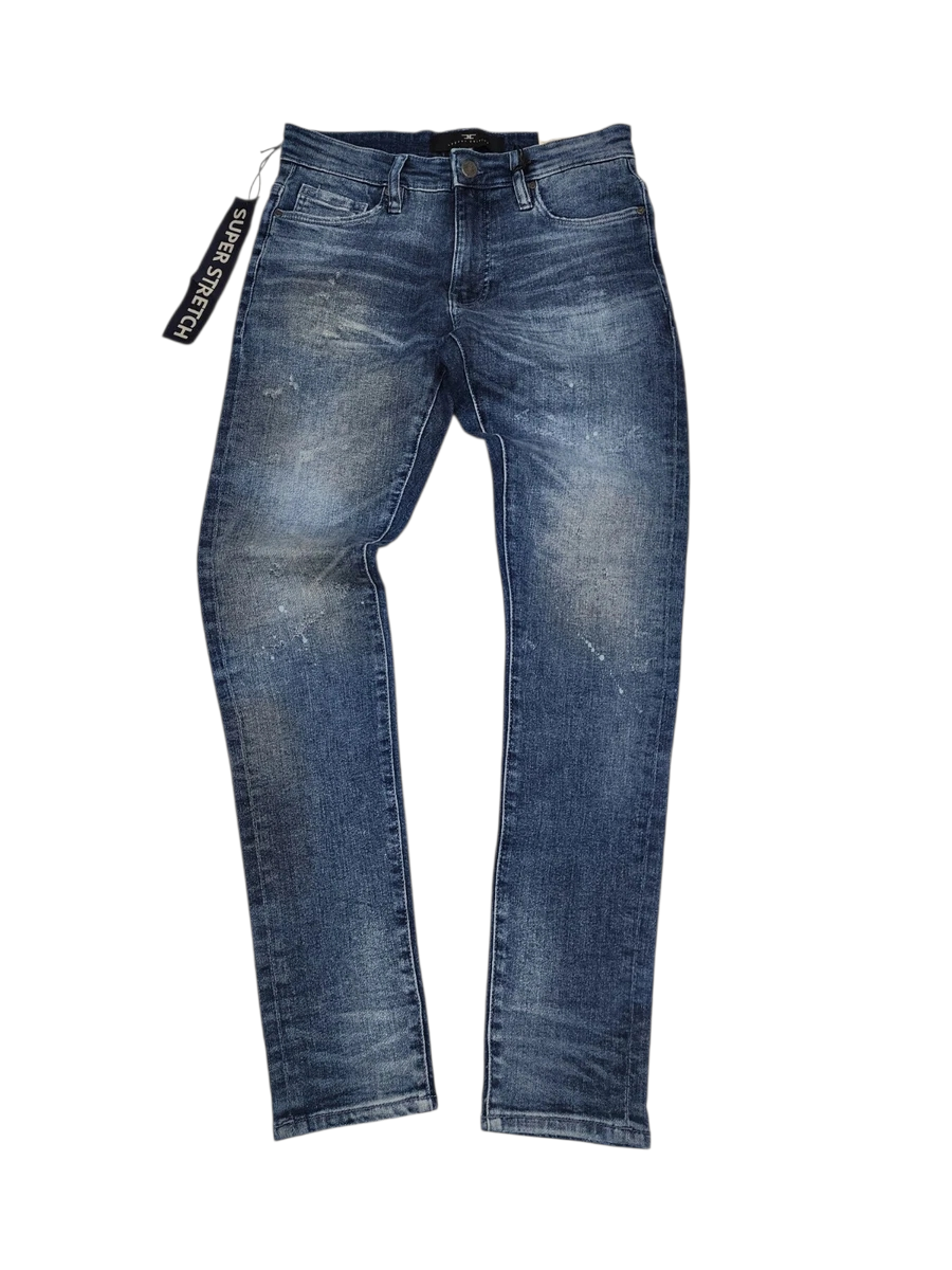 Jordan Craig Sean Fit Slim Fit Denim Jeans (Blue Steel) JS1189