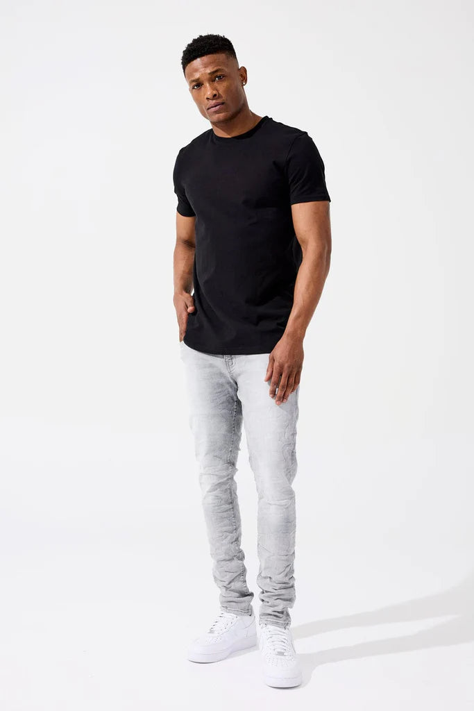 JORDAN CRAIG ROSS - ACE CRINKLED DENIM (ARCTIC GREY) JR1096