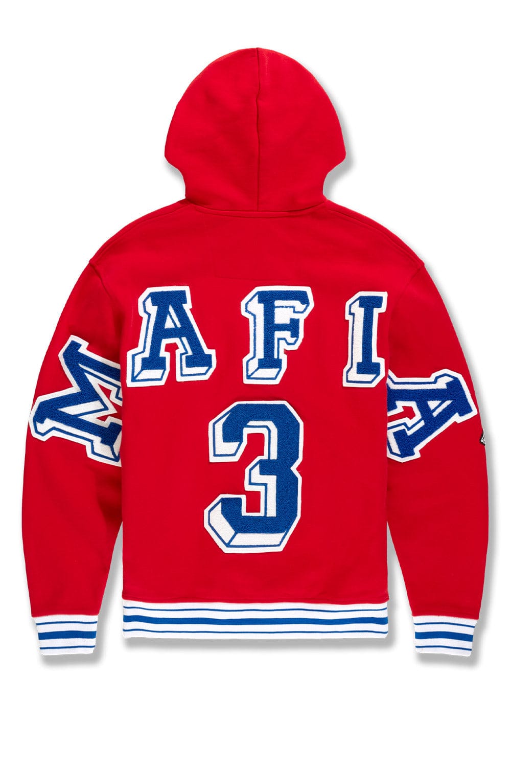 Jordan Craig Buffalo Mafia Pullover Hoodie Red (8805H)