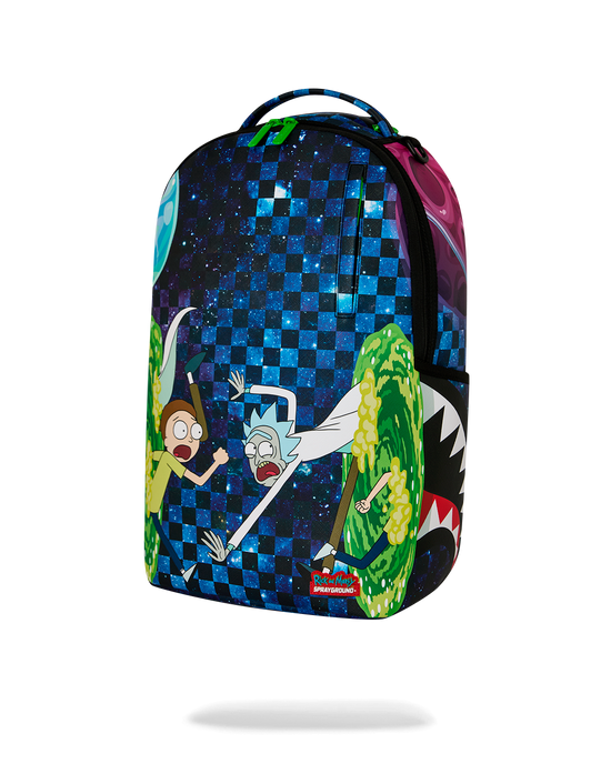 SPRAYGROUND RICK AND MORTY PORTAL JUMPING BACKPACK B9082