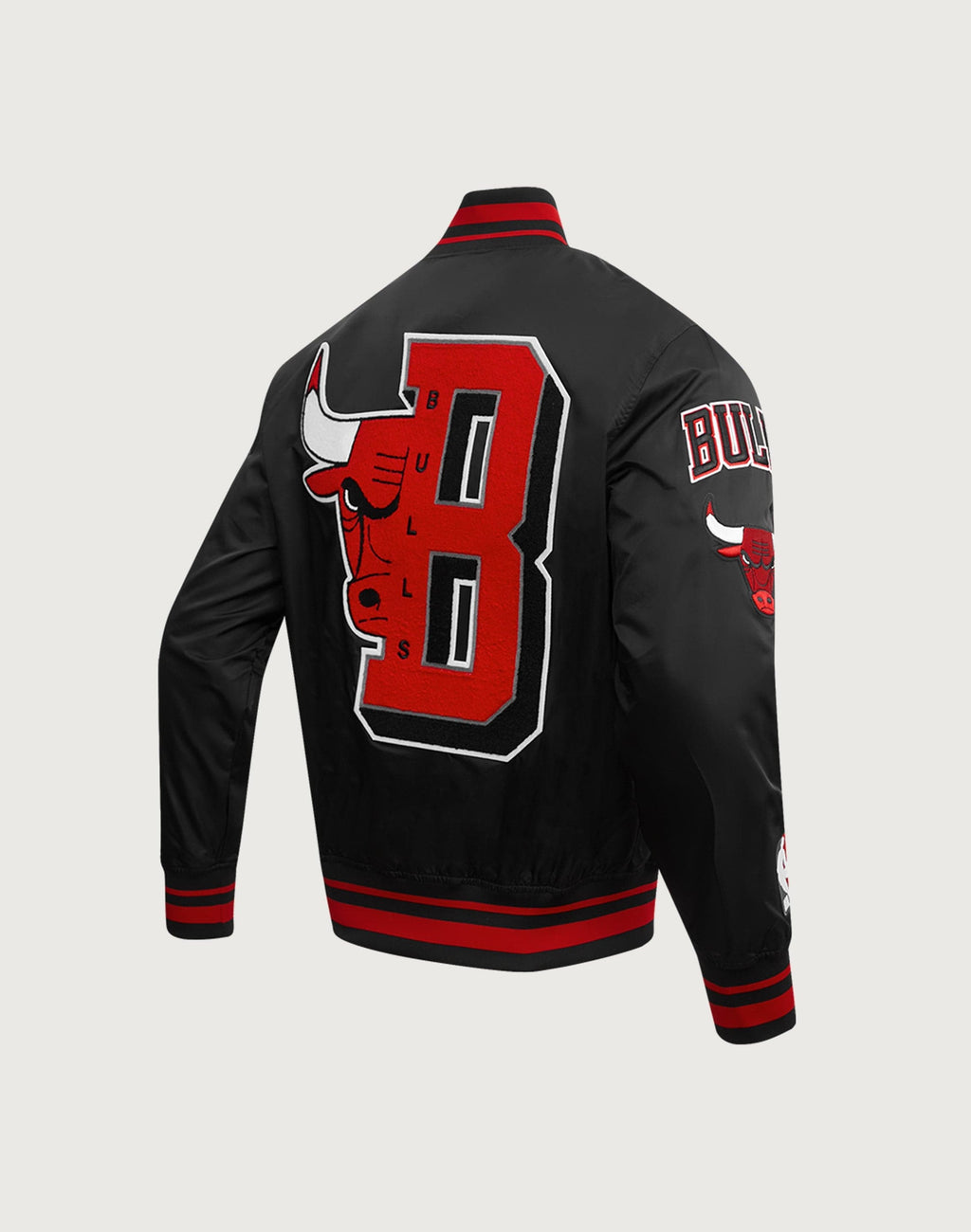 Pro Standard Chicago Bulls Mash Up Rib Satin Jacket BCB6515749