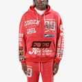 COPPER RIVET HOODIE (RED) 631019R-D
