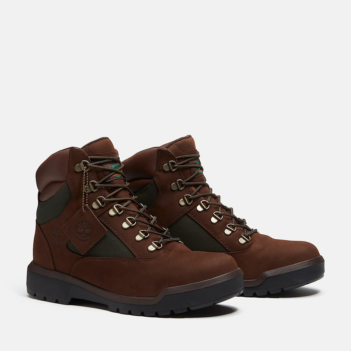 TIMBERLAND WATERPROOF MID FIELD BOOT (DARK BROWN NUBUCK) TB0A18AHD47
