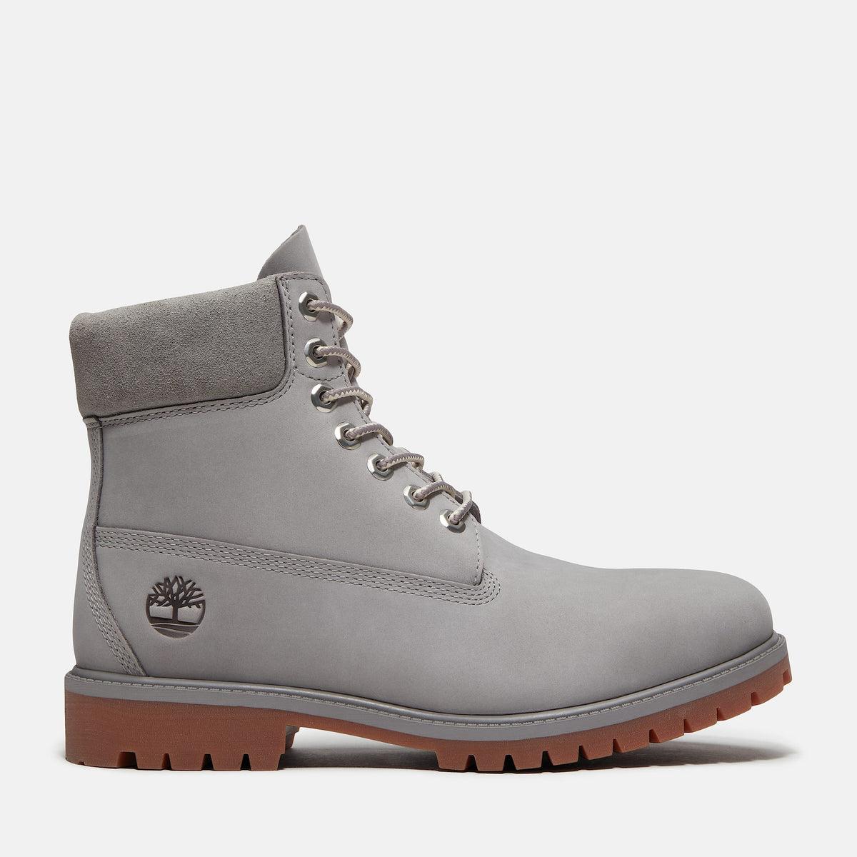 TIMBERLAND HERITAGE 6 INCH WATERPROOF BOOT (MEDIUM GREYOUT NUBUCK) TB0A5RNWAML