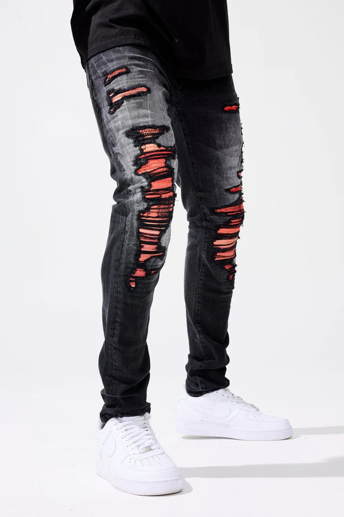 JORDAN CRAIG ROSS FIT  SEE YOU IN PARADISE DENIM (INDUSTRIAL BLACK) JR3202