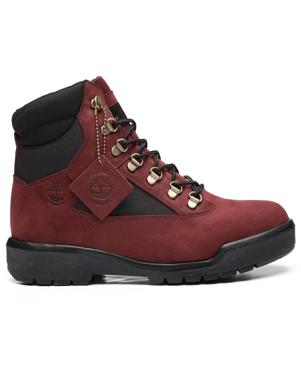 TIMBERLAND WATERPROOF MID FIELD BOOT (BURGANDY) TB0A5W79C60