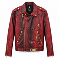 COTE DE NUITS LEATHER JACKET (BURGANDY)