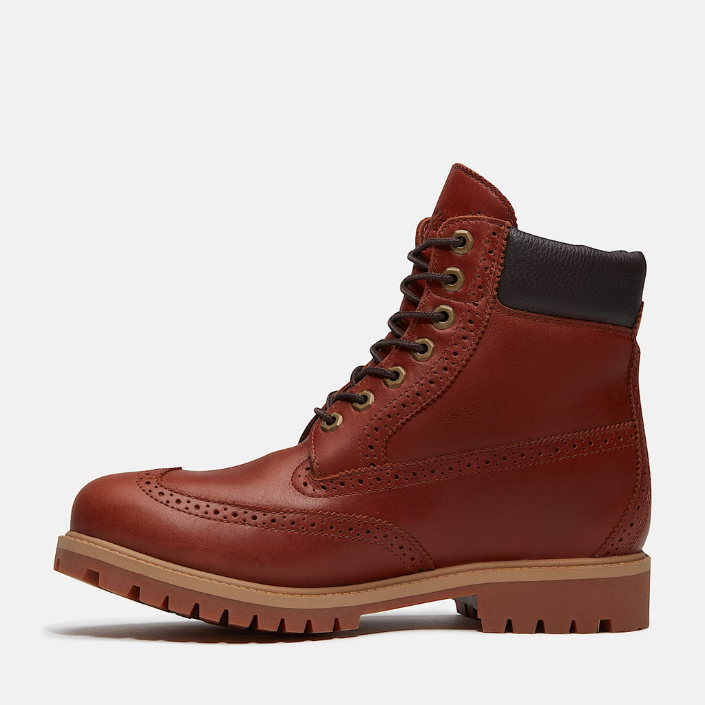 TIMBERLAND PREMIUM 6 INCH WATERPROOF BOOT (RUST FULL GRAIN) TB0A2A8VEM6