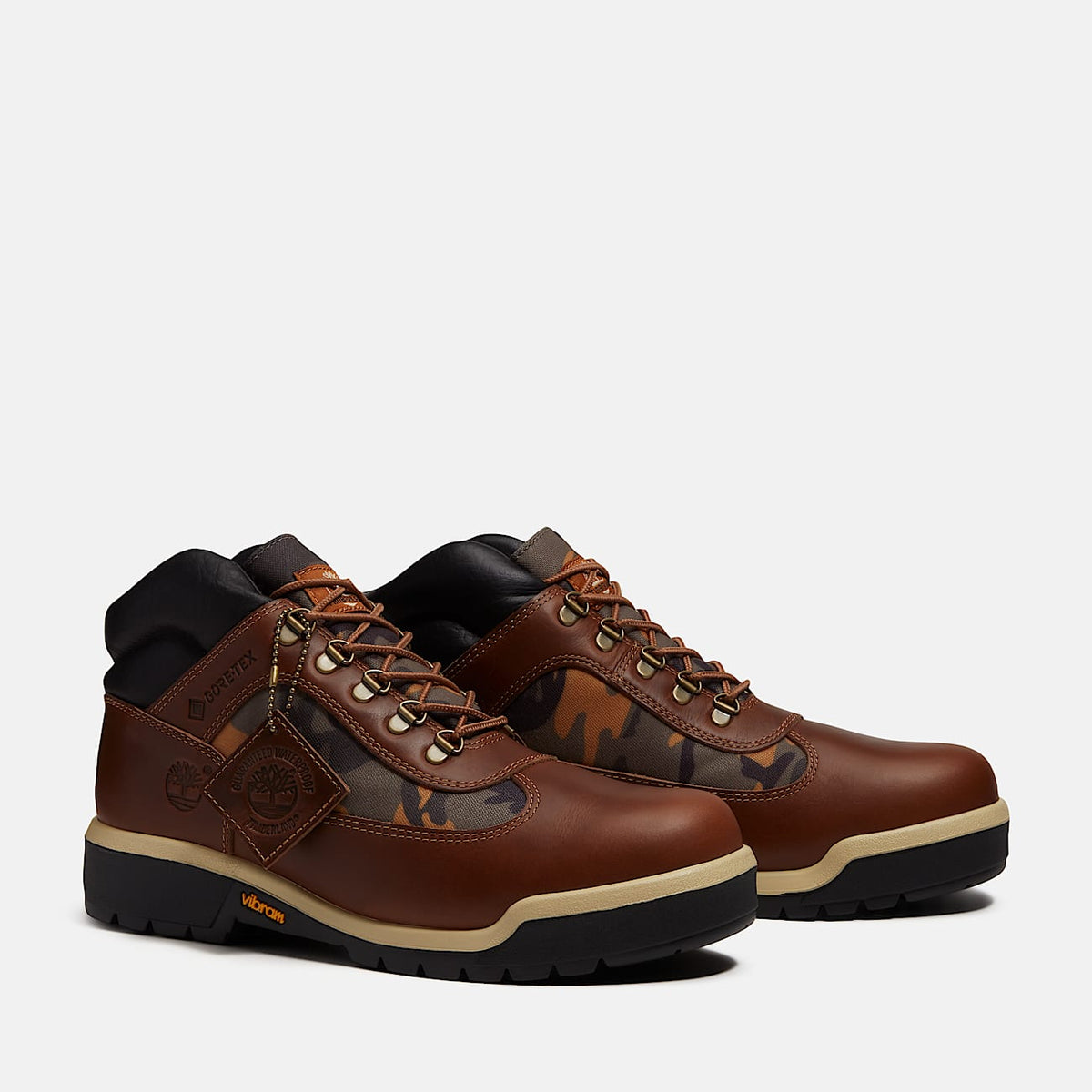 TIMBERLAND FIELD BOOT WITH GORE-TEX MEMBRANE (BROWN FULL GRAIN) TB0A2NRWAMA