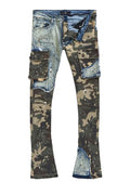 Jordan Craig Ross Stacked Platoon Denim Men's Pants (Woodland) JRF1142C