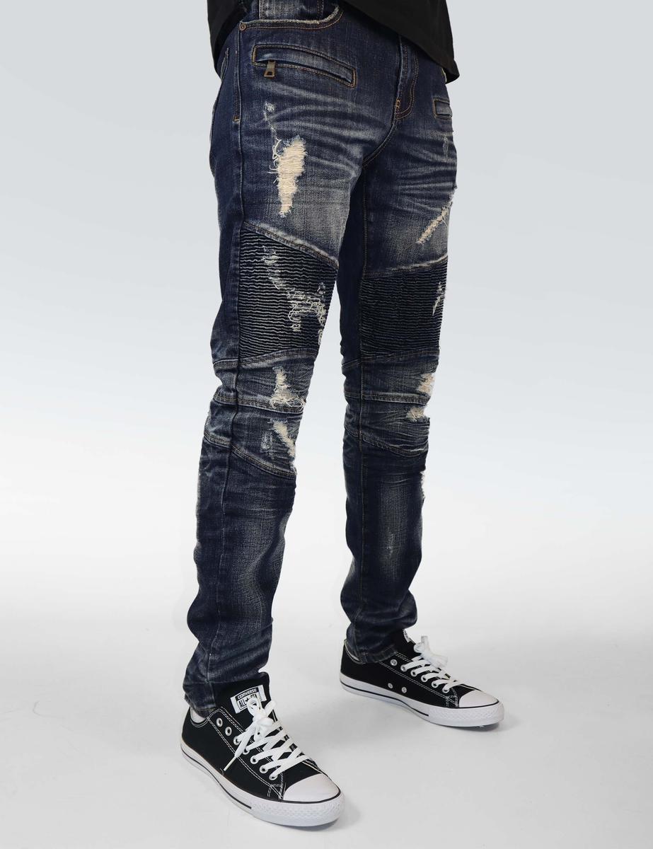 PREME MOTO DENIM (INDIGO) PR-WB-100