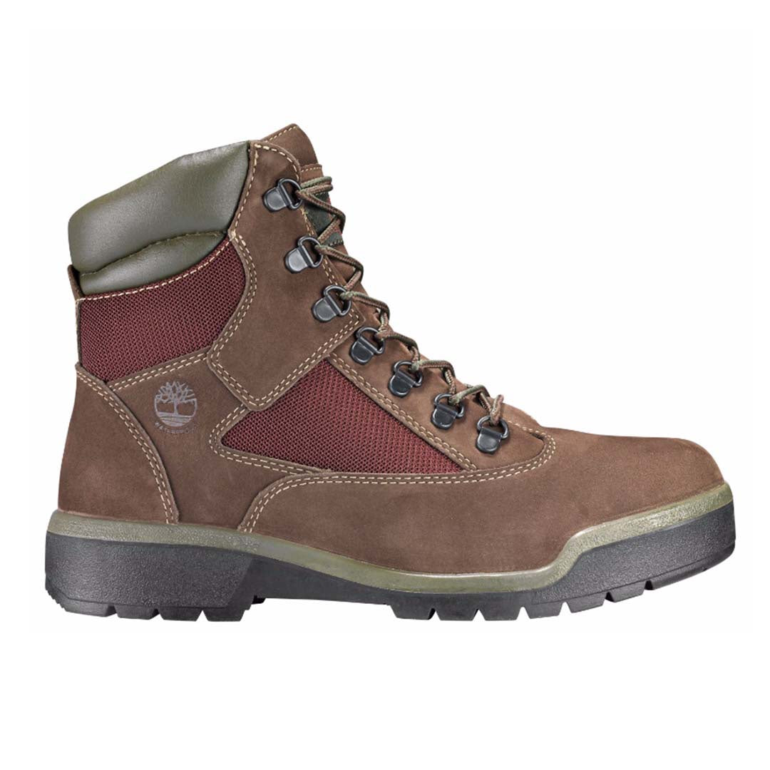 TIMBERLAND WATERPROOF FIELD BOOT (DARK BROWN NUBUCK)