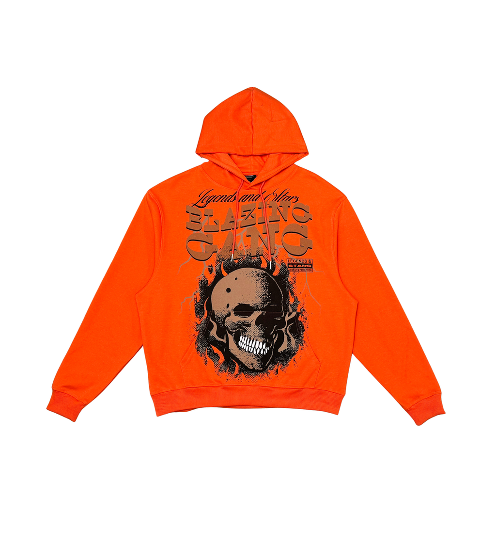 GENUINE BLAZING GANG HOODIE (ORANGE) GN4125