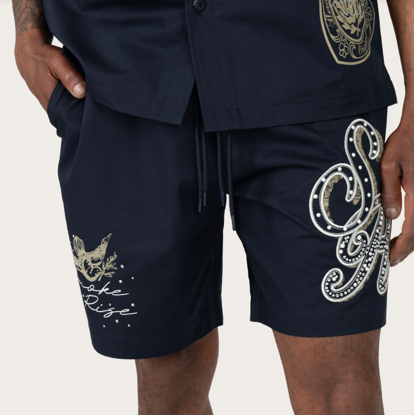 SMOKE RISE VISIONARY SHORT (WS26S445) PEACOAT