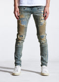 EMBELLISH PYLA BIKER DENIM (LIGHT SAND) EMBSP121-107