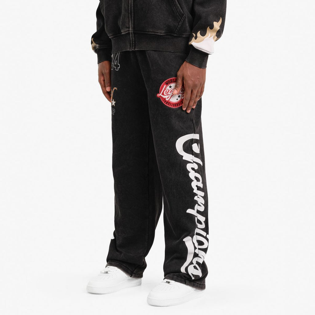 COPPER RIVET CHAMPION STRAIGHT FIT PANTS (BLACK) 631511