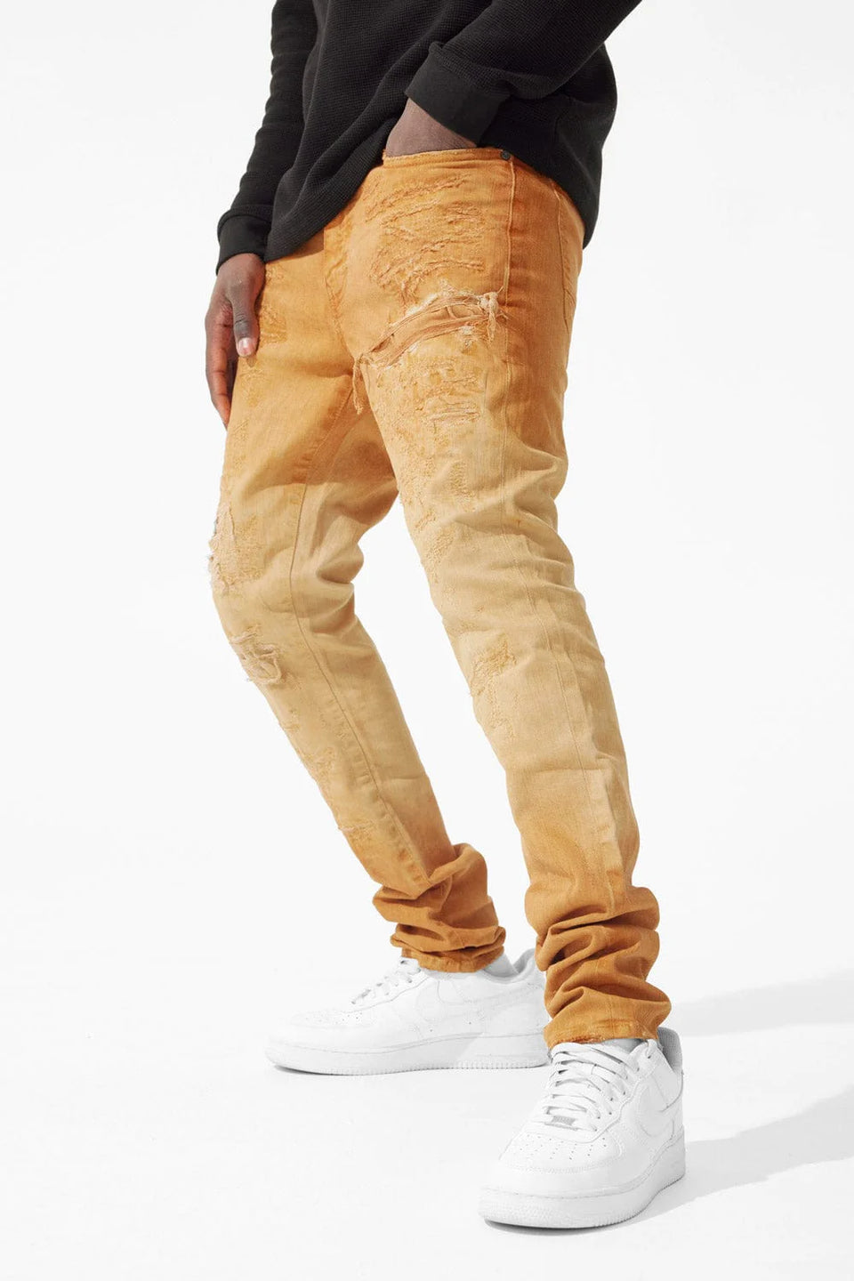 JORDAN CRAIG / ELEMENTAL DENIM JEAN BURNT (ORANGE) JS1158