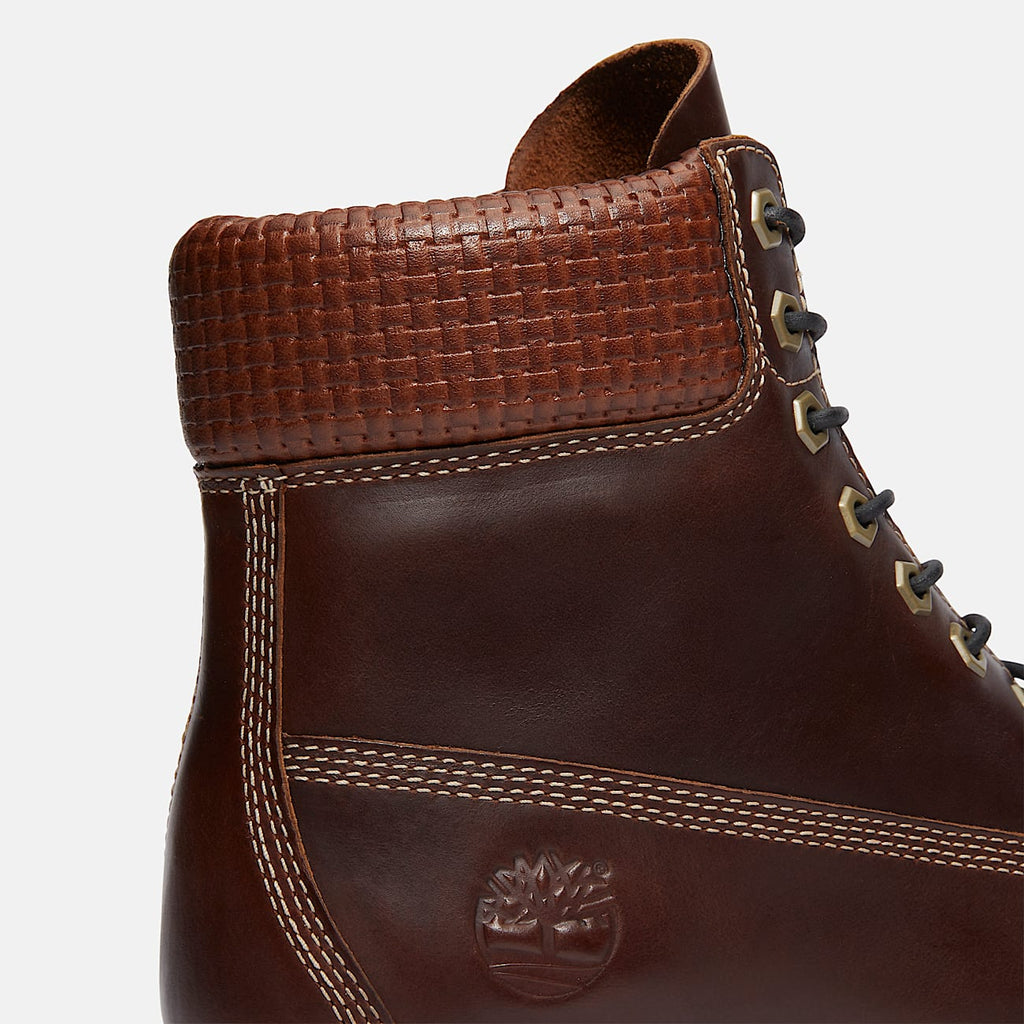 TIMBERLAND PREMIUM 6 INCH WATERPROOF BOOT (BROWN FULL GRAIN) TB0A2P6WEIU