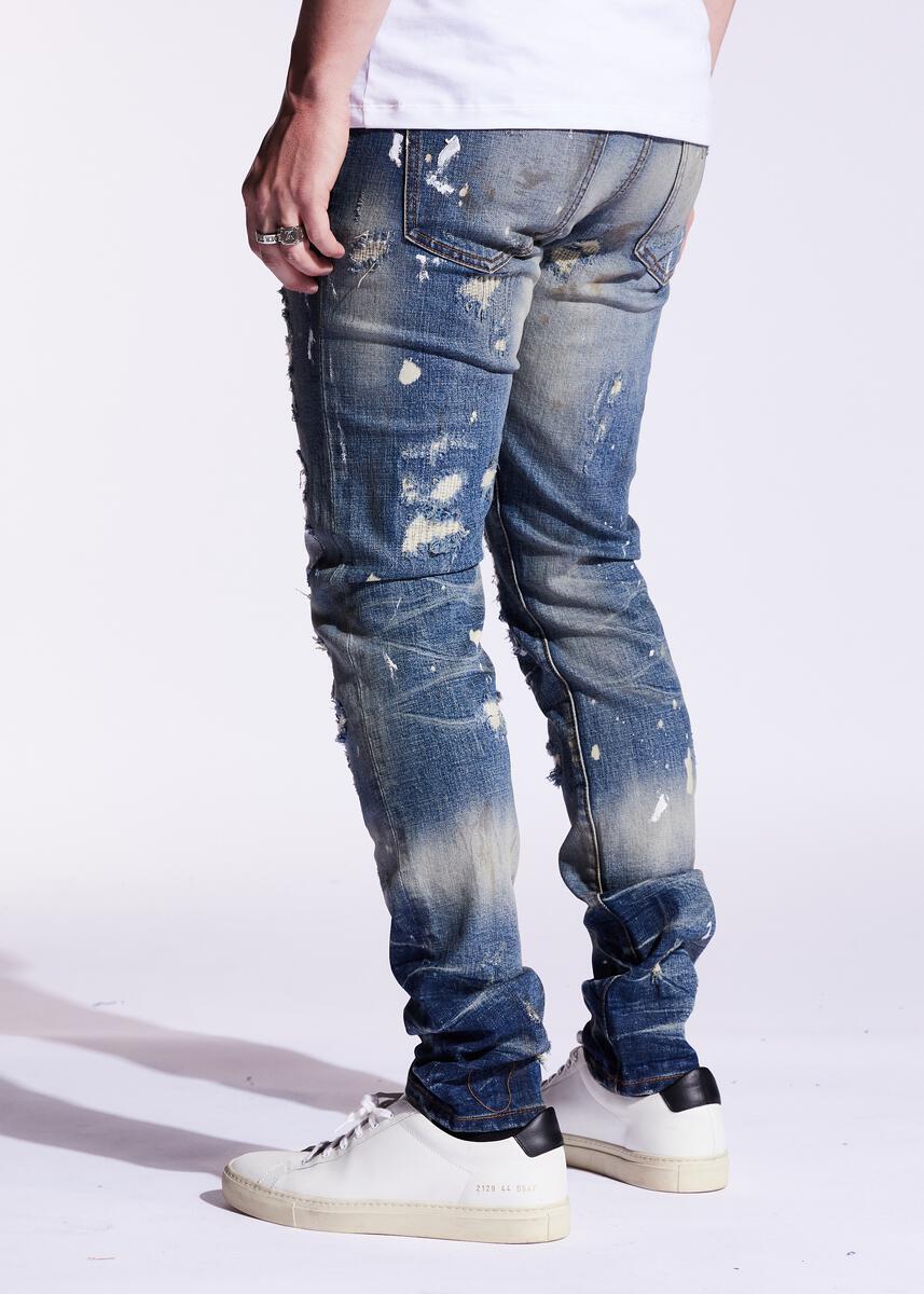 EMBELLISH DAMIEN DENIM (BLUE) EMBF221-101