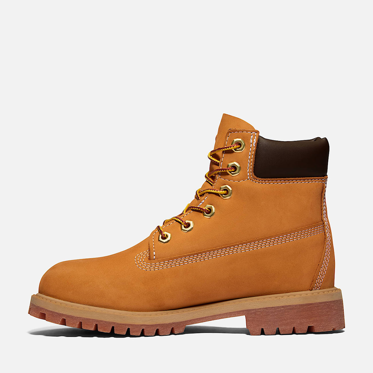 Junior Timberland® Premium 6-Inch Waterproof Boot (Wheat Nubuck)