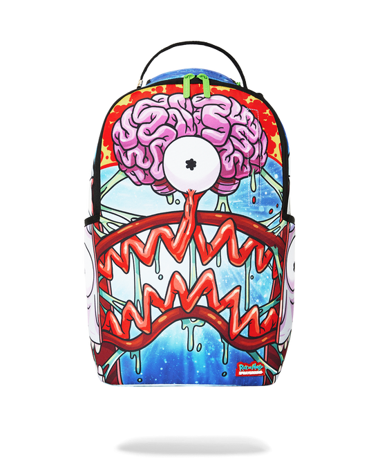 SPRAYGROUND RICK AND MORTY SPLIT RICK HEAD GUTS BACKPACK B9176