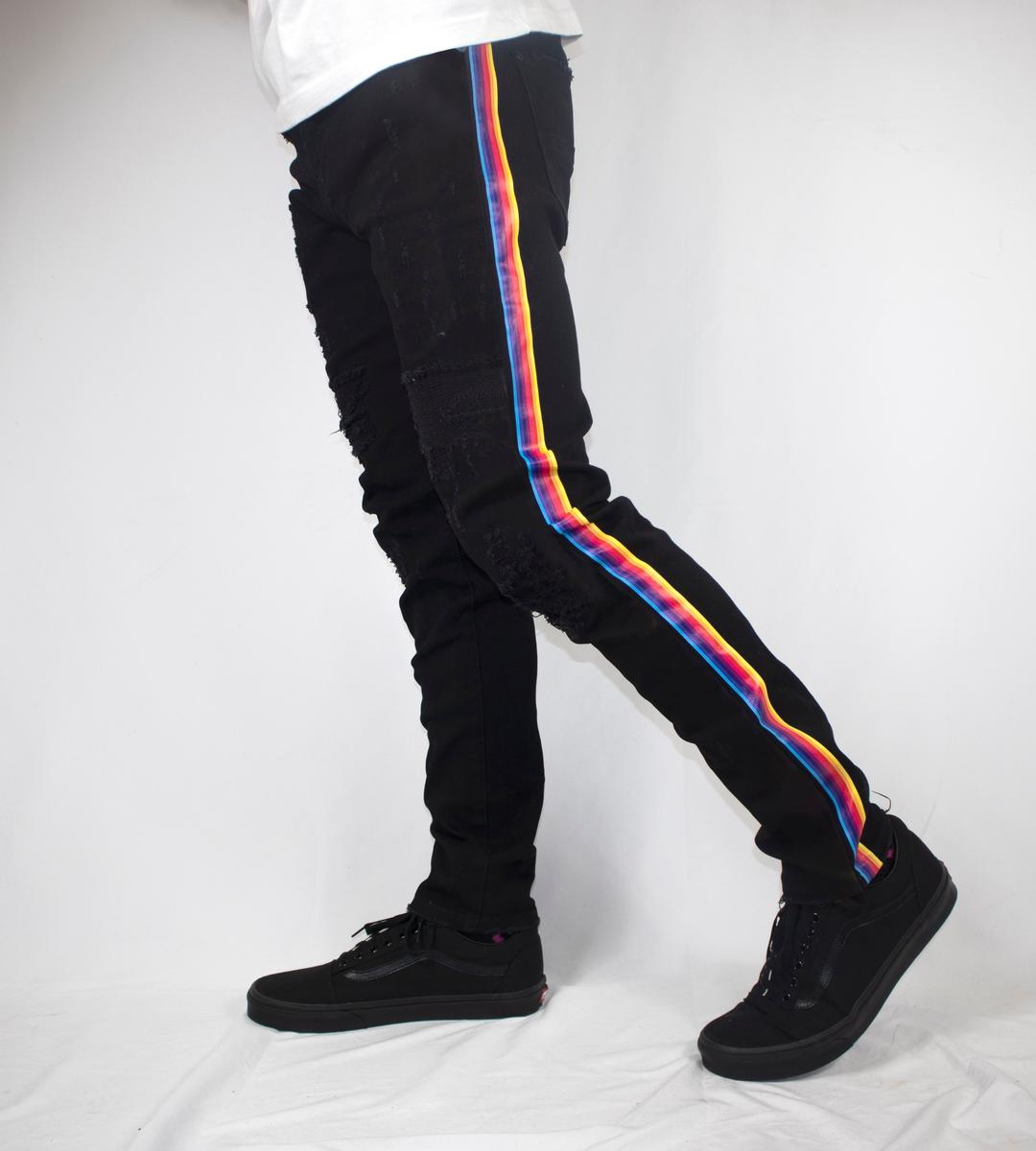 PREME DENIM (RAINBOW STRIPE) PR-WB-301