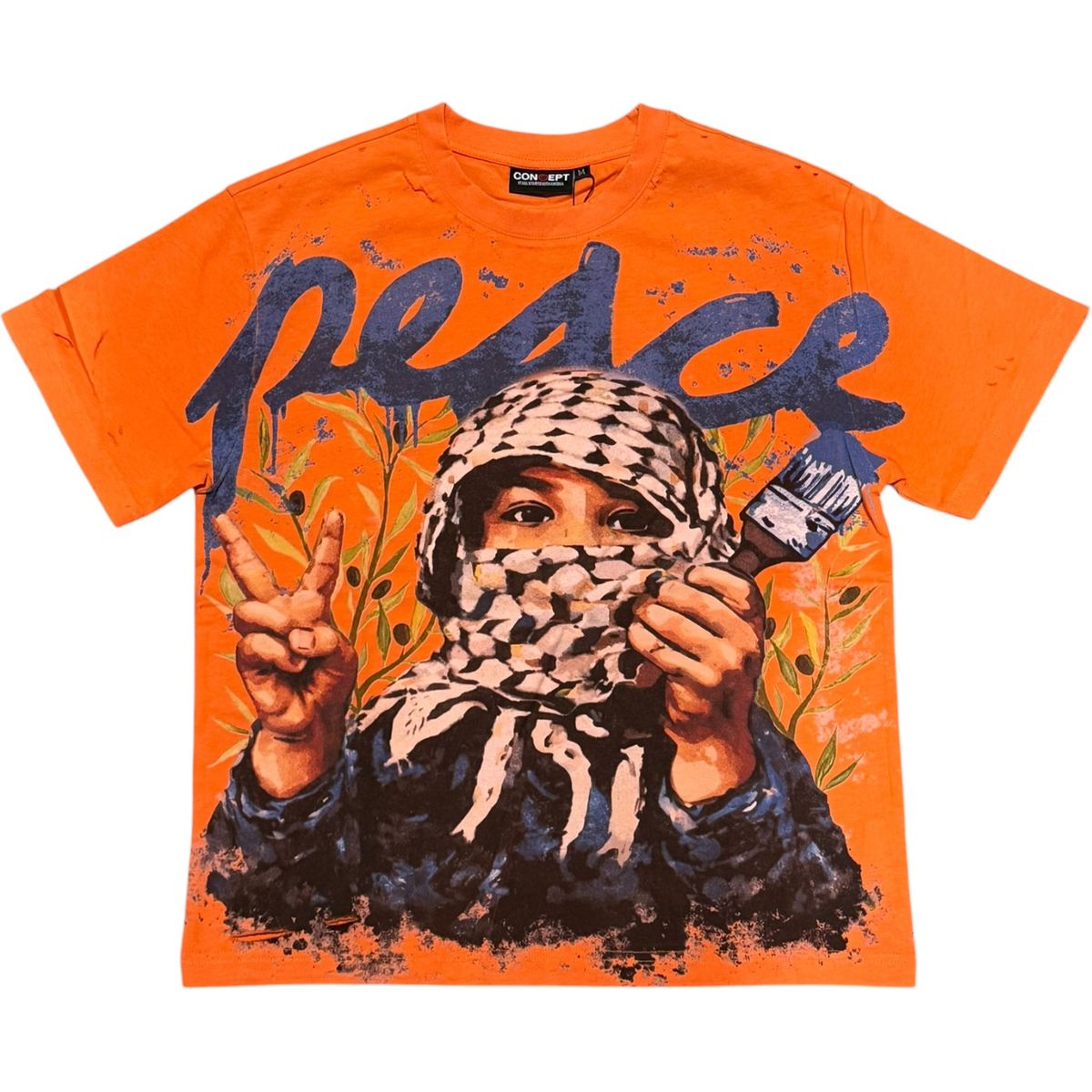 CONCEPT PEACE TEE (ORANGE) CSTEE_17