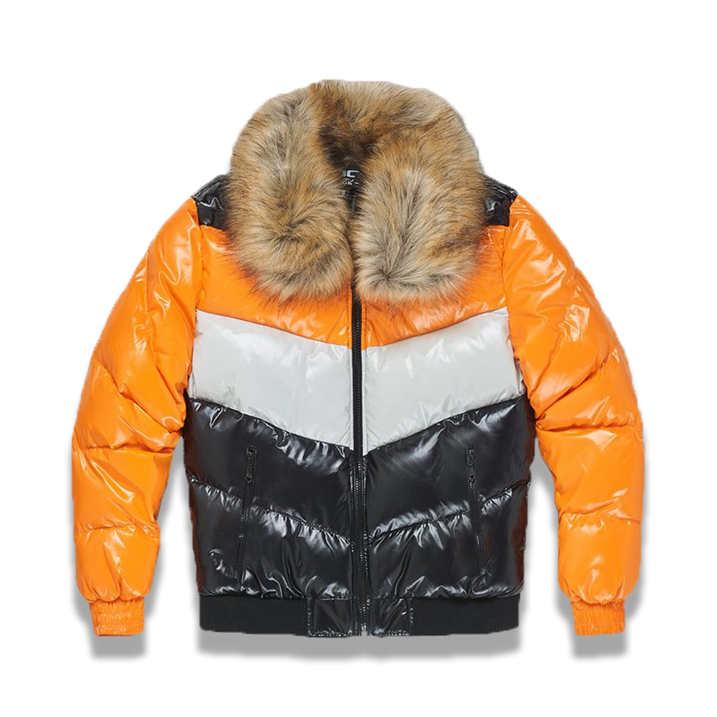 Jordan Craig Sugar Hill Nylon Puffer Jacket (Total Orange) 91548