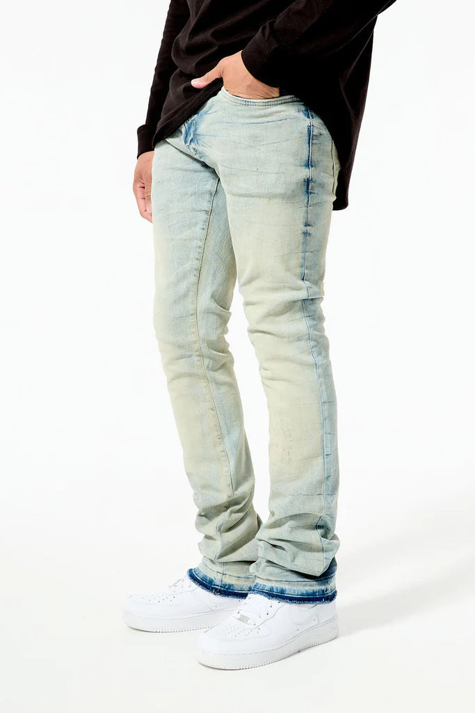 JORDAN CRAIG MARTIN STACKED - WOODSTOCK DENIM (ICED LAGER) JTF201