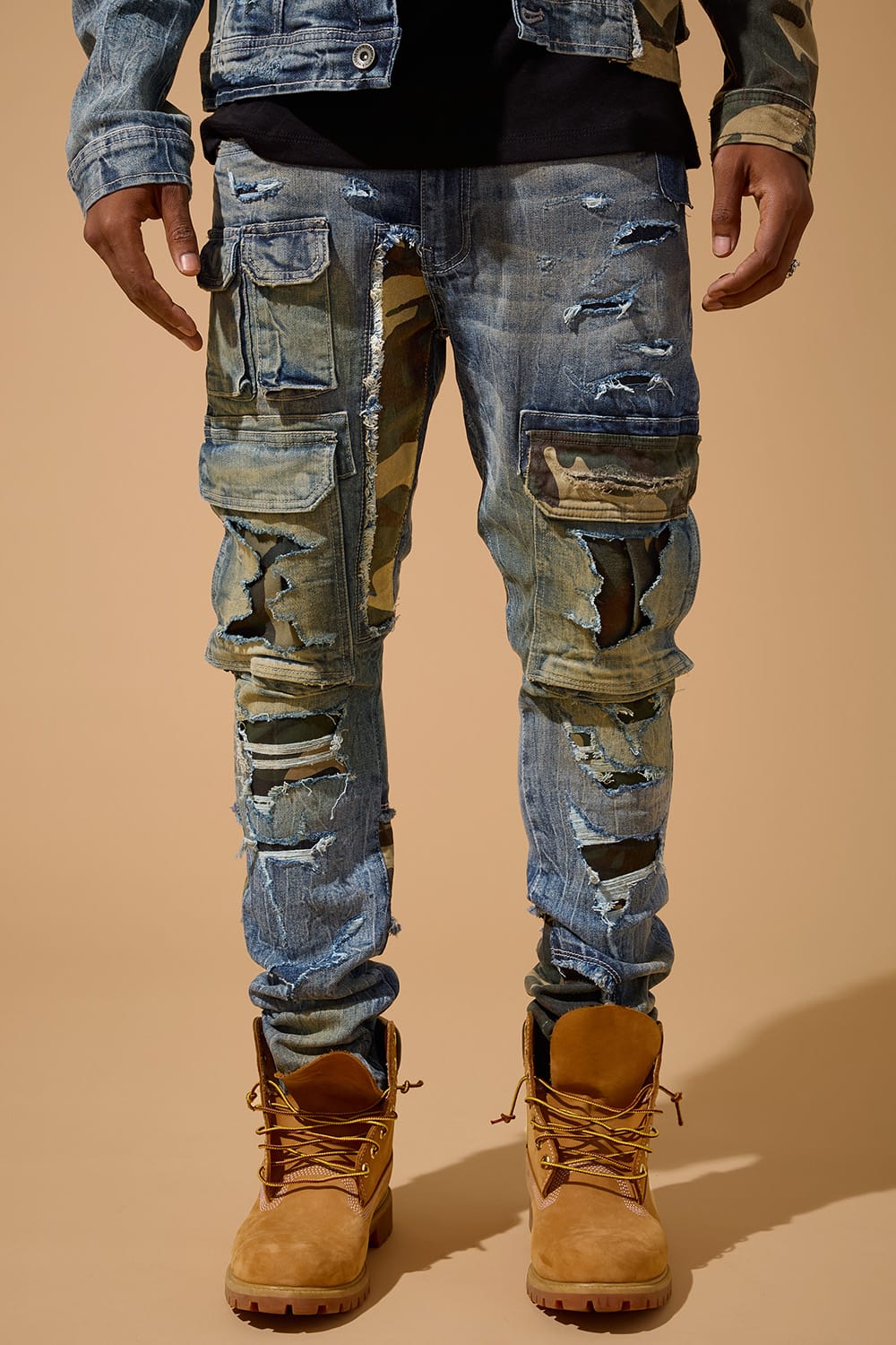 Jordan Craig Slim Taper Fit - Devotion Denim (Woodland) - Sean Collection JM3481