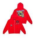 GENUINE WE  FLY HIGH ZIP HOODIE (RED) GN4136