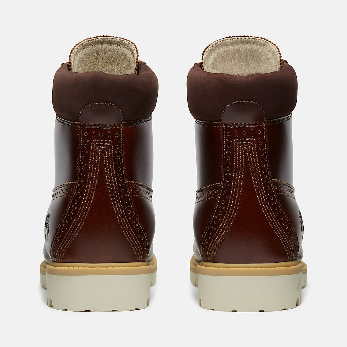 TIMBERLAND PREMIUM 6 IN LACE BROUGE WINGTIPS WP BOOT (BROWN FULL GRAIN) TB0A2A8VEM4