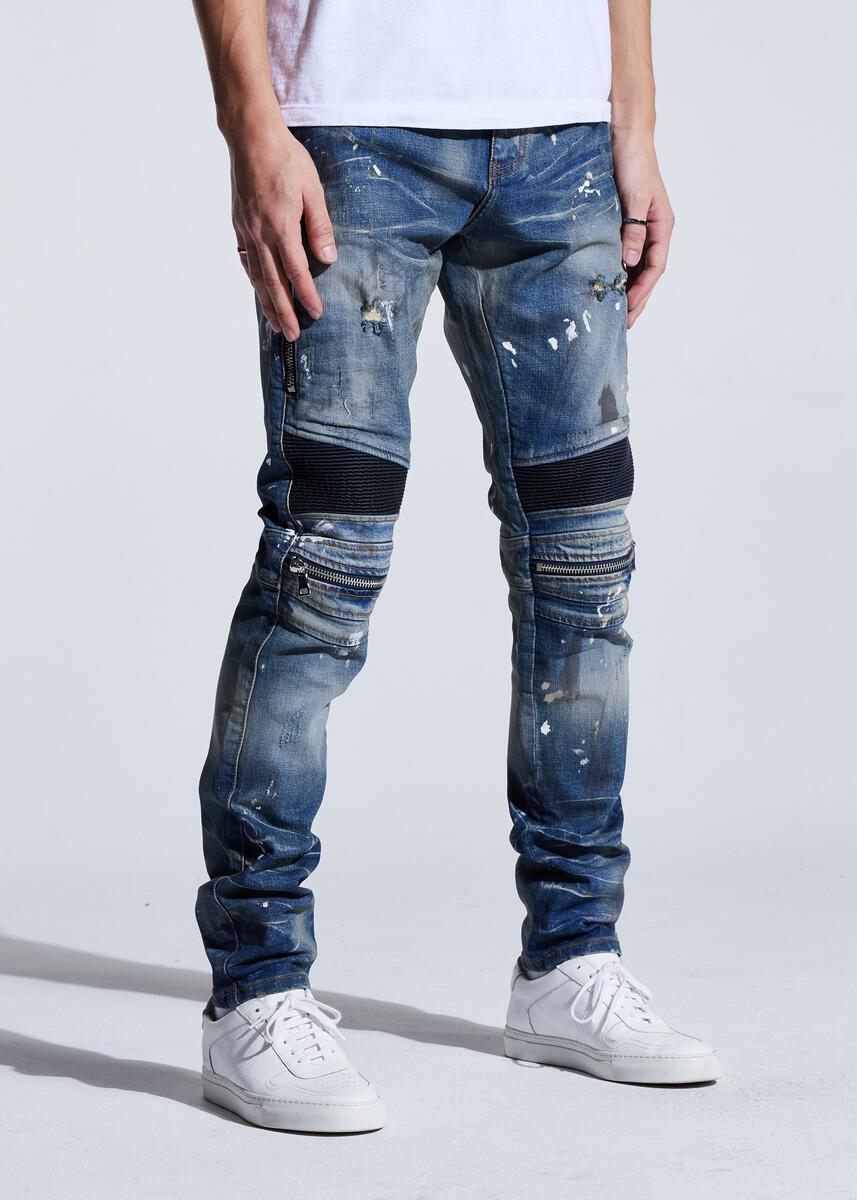 EMBELLISH SUNNY BIKER DENIM (DIRTY INDIGO) EMBSP221-119