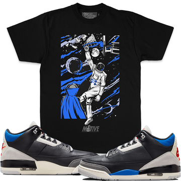 MILLION DOLLA MOTIVE SPACE DUNK TEE (BLACK)