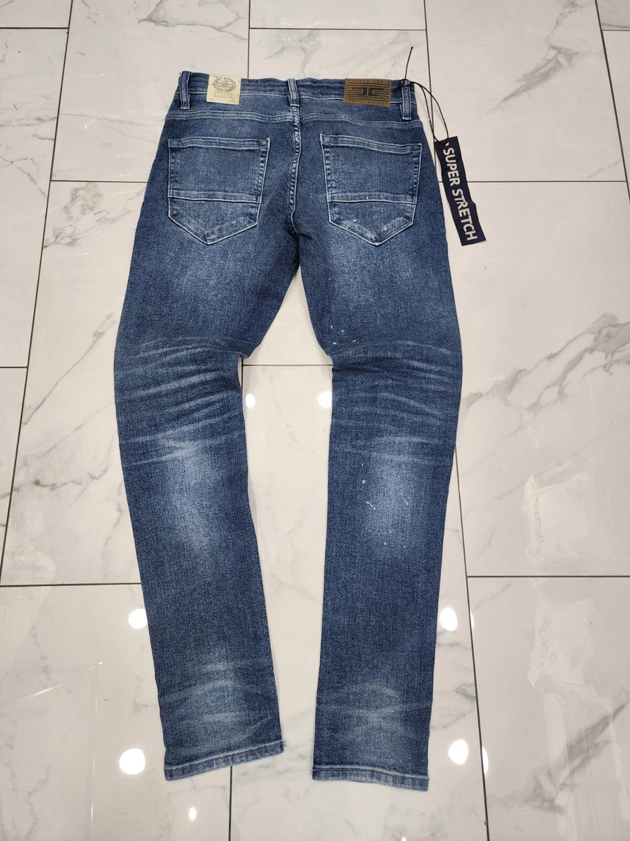 Jordan Craig Sean Fit Slim Fit Denim Jeans (Blue Steel) JS1189