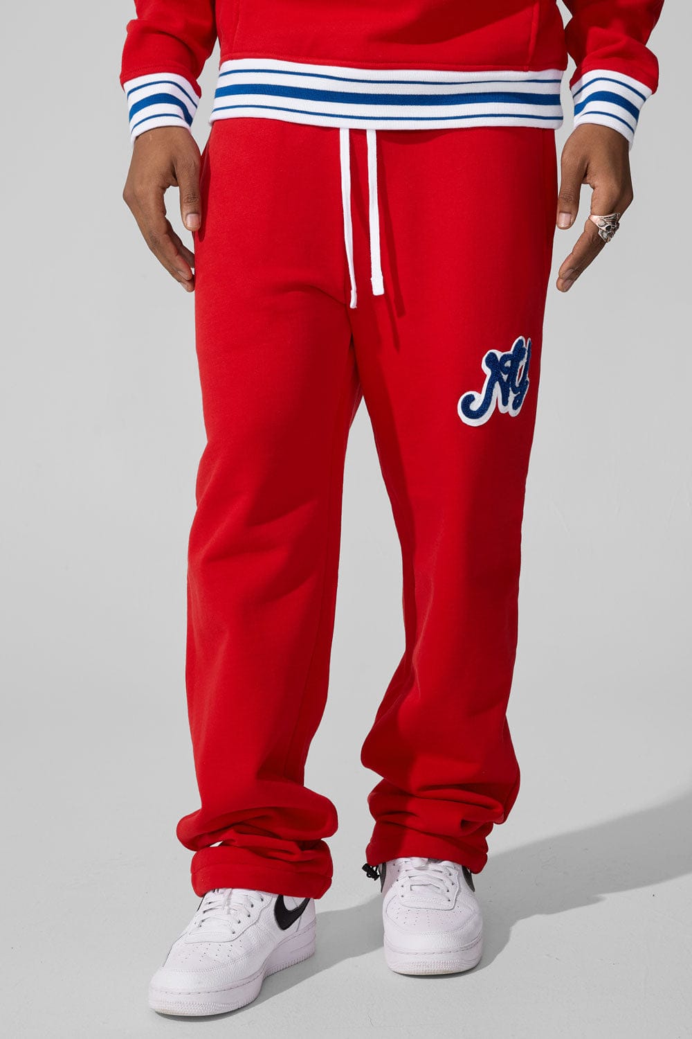 Jordan Craig Buffalo Mafia Baggy Sweatpants Red (8805)